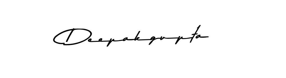 Design your own signature with our free online signature maker. With this signature software, you can create a handwritten (Asem Kandis PERSONAL USE) signature for name Deepakgupta. Deepakgupta signature style 9 images and pictures png