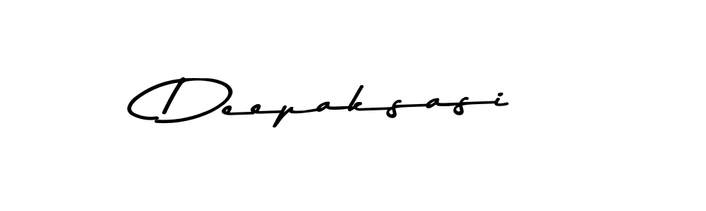 Create a beautiful signature design for name Deepaksasi. With this signature (Asem Kandis PERSONAL USE) fonts, you can make a handwritten signature for free. Deepaksasi signature style 9 images and pictures png