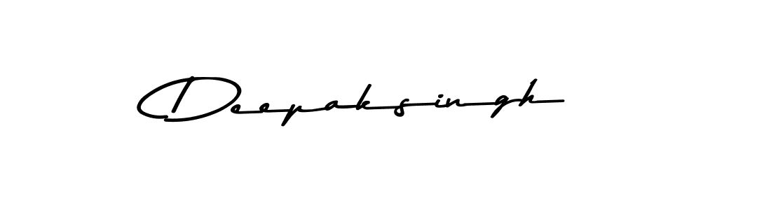 Make a beautiful signature design for name Deepaksingh. With this signature (Asem Kandis PERSONAL USE) style, you can create a handwritten signature for free. Deepaksingh signature style 9 images and pictures png