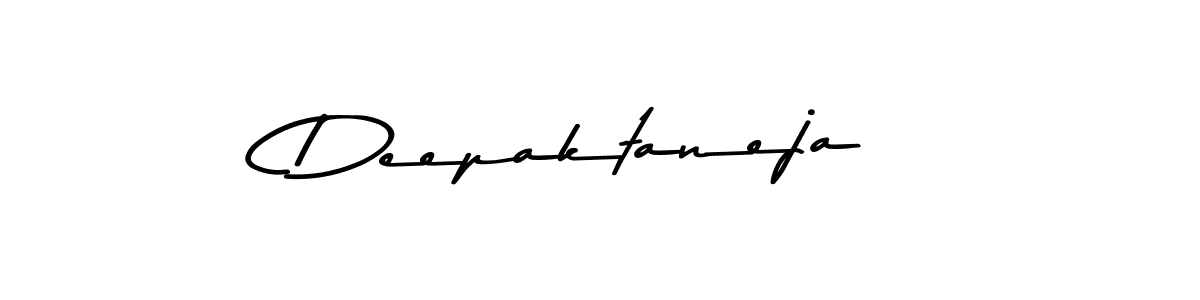 Asem Kandis PERSONAL USE is a professional signature style that is perfect for those who want to add a touch of class to their signature. It is also a great choice for those who want to make their signature more unique. Get Deepaktaneja name to fancy signature for free. Deepaktaneja signature style 9 images and pictures png