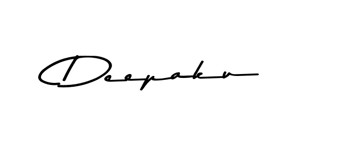 Make a beautiful signature design for name Deepaku. With this signature (Asem Kandis PERSONAL USE) style, you can create a handwritten signature for free. Deepaku signature style 9 images and pictures png