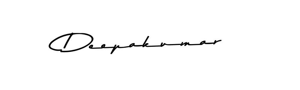 Make a beautiful signature design for name Deepakumar. With this signature (Asem Kandis PERSONAL USE) style, you can create a handwritten signature for free. Deepakumar signature style 9 images and pictures png