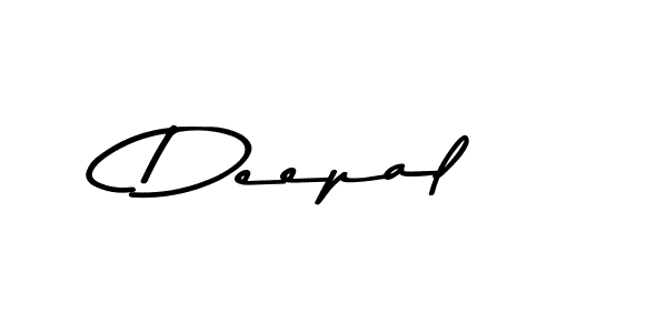Make a beautiful signature design for name Deepal. With this signature (Asem Kandis PERSONAL USE) style, you can create a handwritten signature for free. Deepal signature style 9 images and pictures png