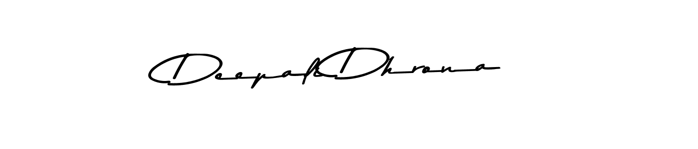 Similarly Asem Kandis PERSONAL USE is the best handwritten signature design. Signature creator online .You can use it as an online autograph creator for name Deepali Dhrona. Deepali Dhrona signature style 9 images and pictures png