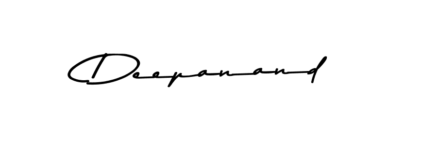 Use a signature maker to create a handwritten signature online. With this signature software, you can design (Asem Kandis PERSONAL USE) your own signature for name Deepanand. Deepanand signature style 9 images and pictures png