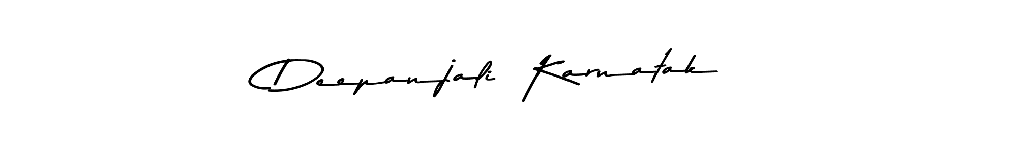 Asem Kandis PERSONAL USE is a professional signature style that is perfect for those who want to add a touch of class to their signature. It is also a great choice for those who want to make their signature more unique. Get Deepanjali  Karnatak name to fancy signature for free. Deepanjali  Karnatak signature style 9 images and pictures png
