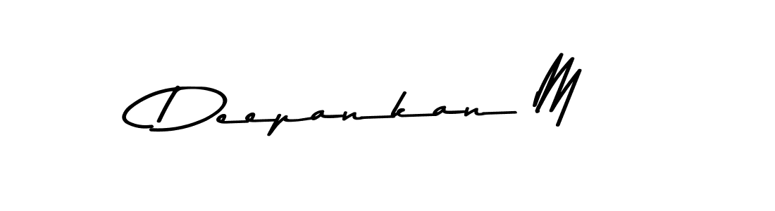 Make a beautiful signature design for name Deepankan M. Use this online signature maker to create a handwritten signature for free. Deepankan M signature style 9 images and pictures png