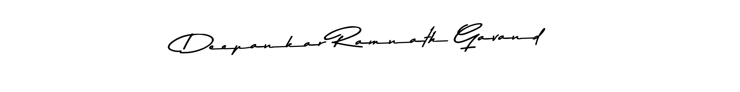 Make a beautiful signature design for name Deepankar Ramnath Gavand. With this signature (Asem Kandis PERSONAL USE) style, you can create a handwritten signature for free. Deepankar Ramnath Gavand signature style 9 images and pictures png