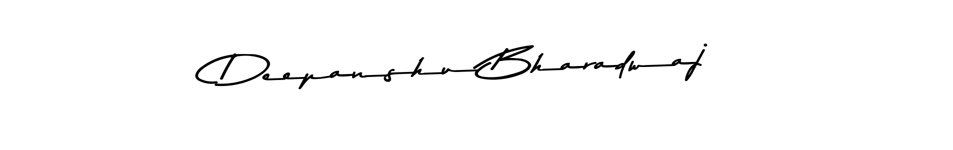 Make a beautiful signature design for name Deepanshu Bharadwaj. With this signature (Asem Kandis PERSONAL USE) style, you can create a handwritten signature for free. Deepanshu Bharadwaj signature style 9 images and pictures png