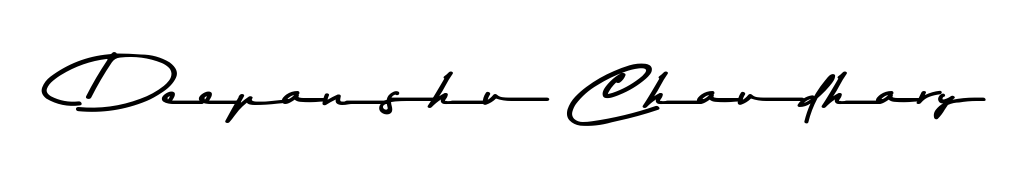 Create a personalized artistic stamp with Deepanshu Chaudhary in Asem Kandis PERSONAL USE font. Perfect for visual artists, designers, and influencers. Deepanshu Chaudhary signature style 9 images and pictures png