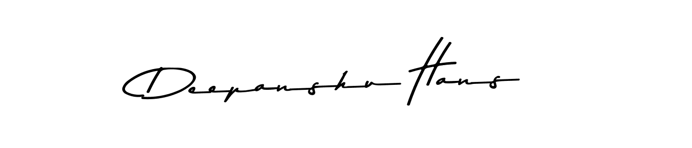 Asem Kandis PERSONAL USE is a professional signature style that is perfect for those who want to add a touch of class to their signature. It is also a great choice for those who want to make their signature more unique. Get Deepanshu Hans name to fancy signature for free. Deepanshu Hans signature style 9 images and pictures png