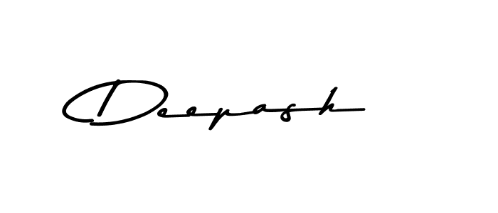 Use a signature maker to create a handwritten signature online. With this signature software, you can design (Asem Kandis PERSONAL USE) your own signature for name Deepash. Deepash signature style 9 images and pictures png