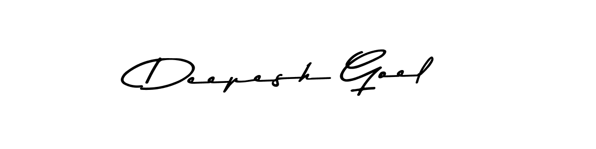This is the best signature style for the Deepesh Goel name. Also you like these signature font (Asem Kandis PERSONAL USE). Mix name signature. Deepesh Goel signature style 9 images and pictures png