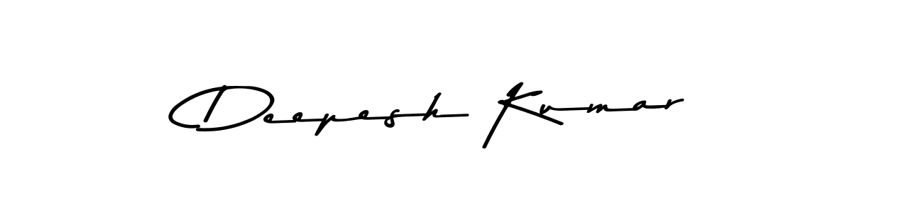 How to make Deepesh Kumar signature? Asem Kandis PERSONAL USE is a professional autograph style. Create handwritten signature for Deepesh Kumar name. Deepesh Kumar signature style 9 images and pictures png