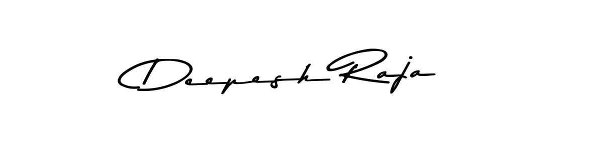 Make a beautiful signature design for name Deepesh Raja. With this signature (Asem Kandis PERSONAL USE) style, you can create a handwritten signature for free. Deepesh Raja signature style 9 images and pictures png