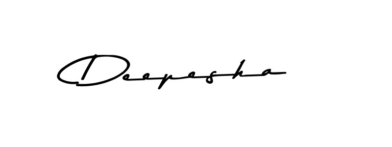 The best way (Asem Kandis PERSONAL USE) to make a short signature is to pick only two or three words in your name. The name Deepesha include a total of six letters. For converting this name. Deepesha signature style 9 images and pictures png