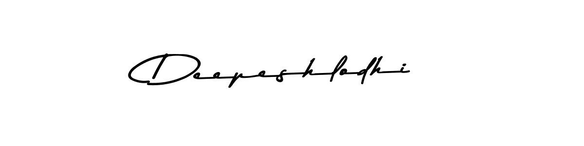 The best way (Asem Kandis PERSONAL USE) to make a short signature is to pick only two or three words in your name. The name Deepeshlodhi include a total of six letters. For converting this name. Deepeshlodhi signature style 9 images and pictures png
