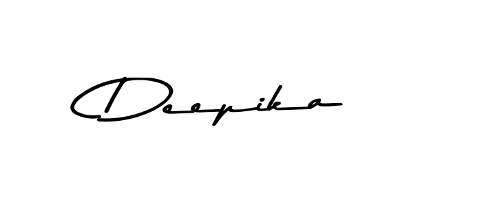 Design your own signature with our free online signature maker. With this signature software, you can create a handwritten (Asem Kandis PERSONAL USE) signature for name Deepika. Deepika signature style 9 images and pictures png