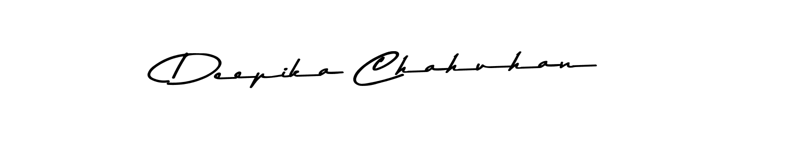 Design your own signature with our free online signature maker. With this signature software, you can create a handwritten (Asem Kandis PERSONAL USE) signature for name Deepika Chahuhan. Deepika Chahuhan signature style 9 images and pictures png