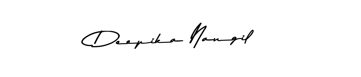 Make a beautiful signature design for name Deepika Nangil. Use this online signature maker to create a handwritten signature for free. Deepika Nangil signature style 9 images and pictures png