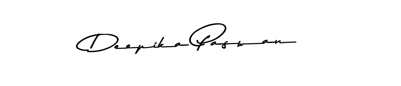 How to make Deepika Paswan name signature. Use Asem Kandis PERSONAL USE style for creating short signs online. This is the latest handwritten sign. Deepika Paswan signature style 9 images and pictures png