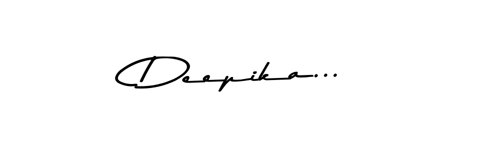 Also You can easily find your signature by using the search form. We will create Deepika... name handwritten signature images for you free of cost using Asem Kandis PERSONAL USE sign style. Deepika... signature style 9 images and pictures png