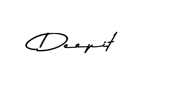 Design your own signature with our free online signature maker. With this signature software, you can create a handwritten (Asem Kandis PERSONAL USE) signature for name Deepit. Deepit signature style 9 images and pictures png