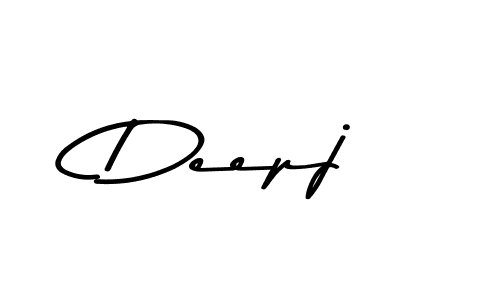How to make Deepj name signature. Use Asem Kandis PERSONAL USE style for creating short signs online. This is the latest handwritten sign. Deepj signature style 9 images and pictures png