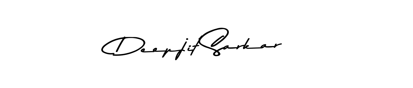 How to make Deepjit Sarkar name signature. Use Asem Kandis PERSONAL USE style for creating short signs online. This is the latest handwritten sign. Deepjit Sarkar signature style 9 images and pictures png