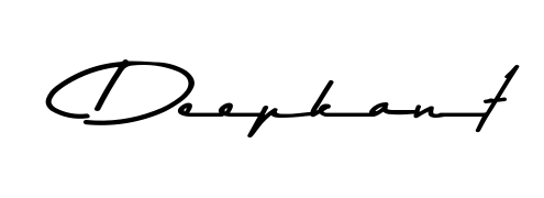 Elevate your brand with a stunning Deepkant eSignature. The Asem Kandis PERSONAL USE style provides a balanced, flowing aesthetic for everyday signing. Deepkant signature style 9 images and pictures png