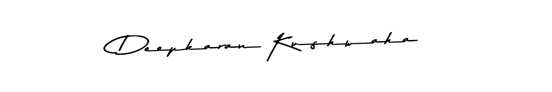 You should practise on your own different ways (Asem Kandis PERSONAL USE) to write your name (Deepkaran Kushwaha) in signature. don't let someone else do it for you. Deepkaran Kushwaha signature style 9 images and pictures png