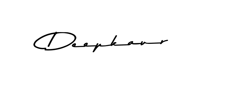 How to make Deepkaur signature? Asem Kandis PERSONAL USE is a professional autograph style. Create handwritten signature for Deepkaur name. Deepkaur signature style 9 images and pictures png