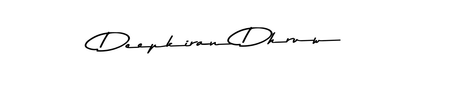 Design your own signature with our free online signature maker. With this signature software, you can create a handwritten (Asem Kandis PERSONAL USE) signature for name Deepkiran Dhruw. Deepkiran Dhruw signature style 9 images and pictures png