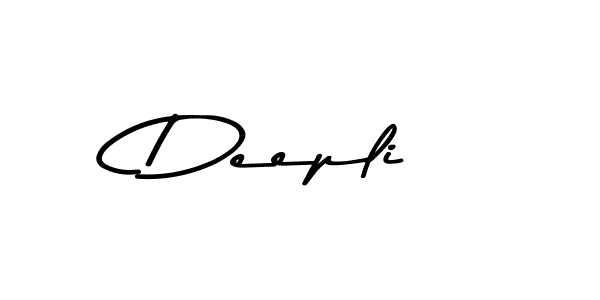 Deepli stylish signature style. Best Handwritten Sign (Asem Kandis PERSONAL USE) for my name. Handwritten Signature Collection Ideas for my name Deepli. Deepli signature style 9 images and pictures png