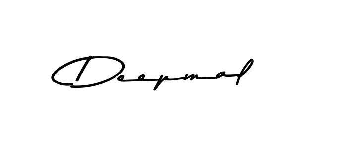 Make a beautiful signature design for name Deepmal. With this signature (Asem Kandis PERSONAL USE) style, you can create a handwritten signature for free. Deepmal signature style 9 images and pictures png