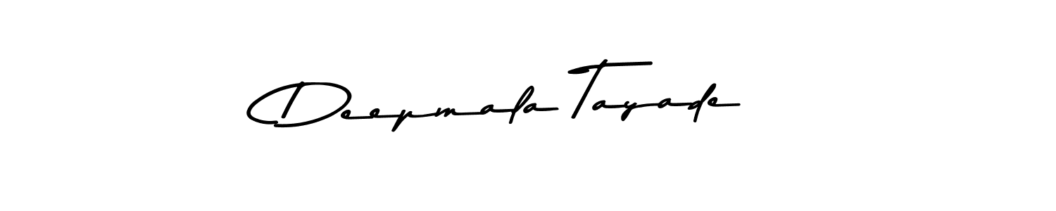 Here are the top 10 professional signature styles for the name Deepmala Tayade. These are the best autograph styles you can use for your name. Deepmala Tayade signature style 9 images and pictures png