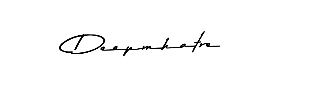 Create a beautiful signature design for name Deepmhatre. With this signature (Asem Kandis PERSONAL USE) fonts, you can make a handwritten signature for free. Deepmhatre signature style 9 images and pictures png