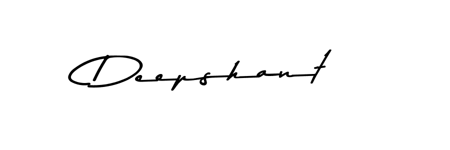 How to make Deepshant signature? Asem Kandis PERSONAL USE is a professional autograph style. Create handwritten signature for Deepshant name. Deepshant signature style 9 images and pictures png