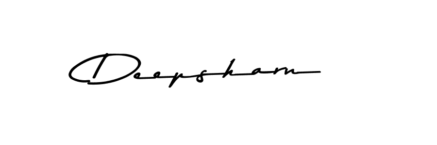 Design your own signature with our free online signature maker. With this signature software, you can create a handwritten (Asem Kandis PERSONAL USE) signature for name Deepsharn. Deepsharn signature style 9 images and pictures png