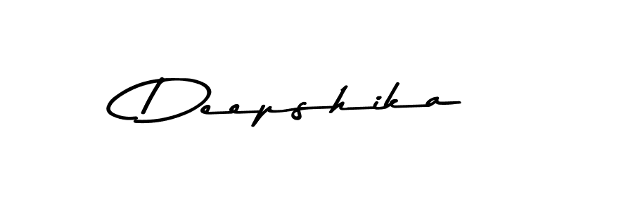 Design your own signature with our free online signature maker. With this signature software, you can create a handwritten (Asem Kandis PERSONAL USE) signature for name Deepshika. Deepshika signature style 9 images and pictures png
