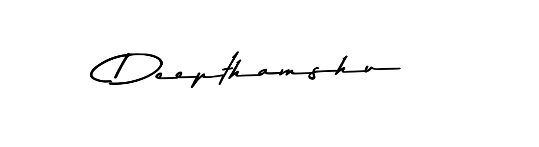 Design your own signature with our free online signature maker. With this signature software, you can create a handwritten (Asem Kandis PERSONAL USE) signature for name Deepthamshu. Deepthamshu signature style 9 images and pictures png