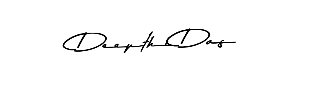 How to make Deepthi Das name signature. Use Asem Kandis PERSONAL USE style for creating short signs online. This is the latest handwritten sign. Deepthi Das signature style 9 images and pictures png