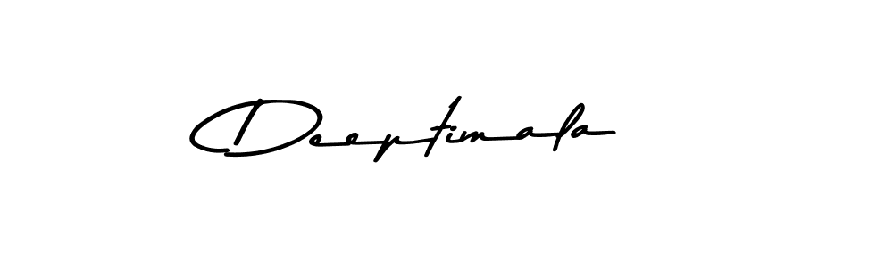 How to make Deeptimala signature? Asem Kandis PERSONAL USE is a professional autograph style. Create handwritten signature for Deeptimala name. Deeptimala signature style 9 images and pictures png