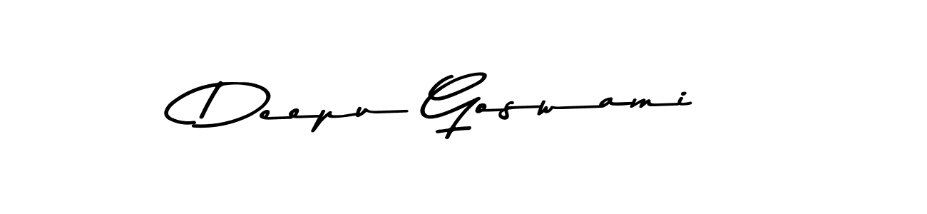 How to make Deepu Goswami signature? Asem Kandis PERSONAL USE is a professional autograph style. Create handwritten signature for Deepu Goswami name. Deepu Goswami signature style 9 images and pictures png