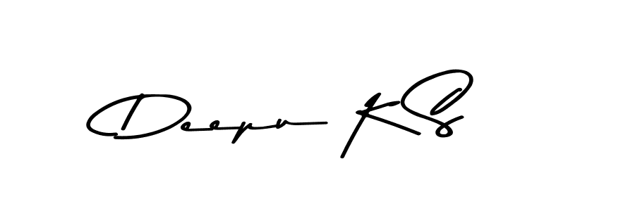 Make a beautiful signature design for name Deepu K S. Use this online signature maker to create a handwritten signature for free. Deepu K S signature style 9 images and pictures png