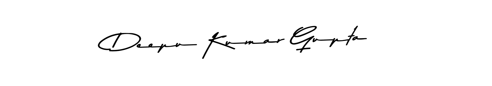 Create a beautiful signature design for name Deepu Kumar Gupta. With this signature (Asem Kandis PERSONAL USE) fonts, you can make a handwritten signature for free. Deepu Kumar Gupta signature style 9 images and pictures png