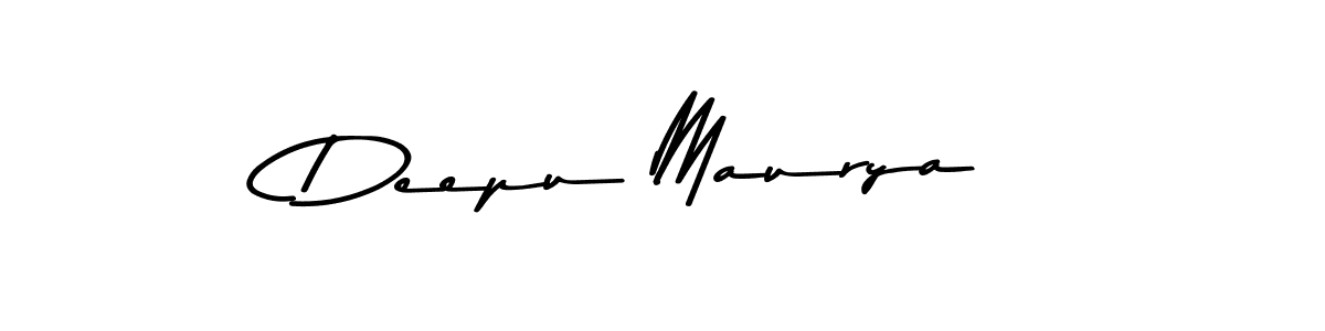 Use a signature maker to create a handwritten signature online. With this signature software, you can design (Asem Kandis PERSONAL USE) your own signature for name Deepu Maurya. Deepu Maurya signature style 9 images and pictures png