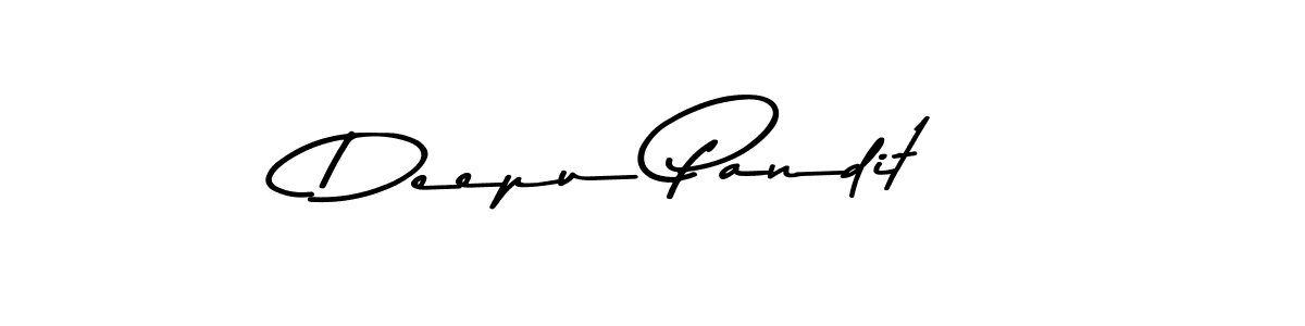 Deepu Pandit stylish signature style. Best Handwritten Sign (Asem Kandis PERSONAL USE) for my name. Handwritten Signature Collection Ideas for my name Deepu Pandit. Deepu Pandit signature style 9 images and pictures png