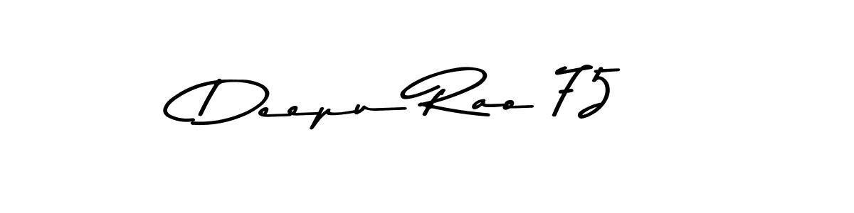 You should practise on your own different ways (Asem Kandis PERSONAL USE) to write your name (Deepu Rao 75) in signature. don't let someone else do it for you. Deepu Rao 75 signature style 9 images and pictures png