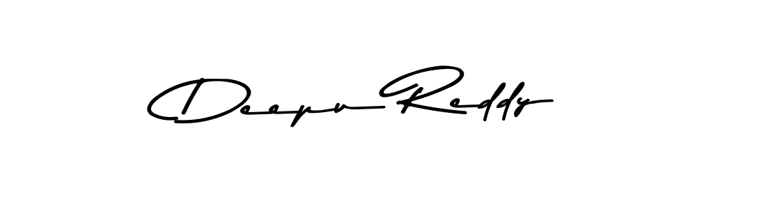 Design your own signature with our free online signature maker. With this signature software, you can create a handwritten (Asem Kandis PERSONAL USE) signature for name Deepu Reddy. Deepu Reddy signature style 9 images and pictures png